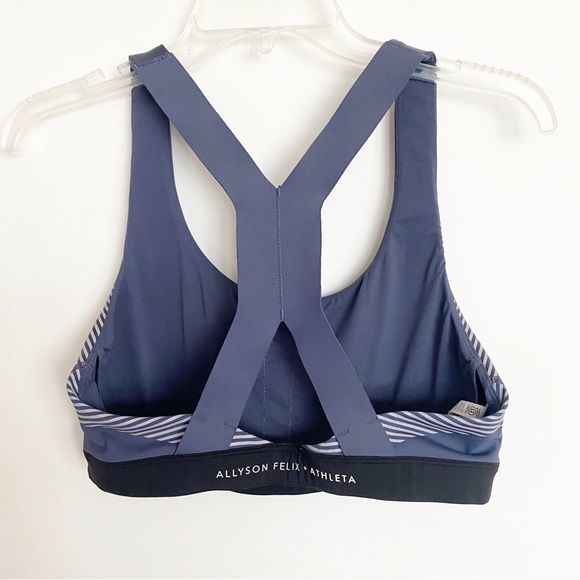 Alyson Felix X Athleta Ultimate Legend Bra - Dusty Blue - Size Large - Picture 6 of 8